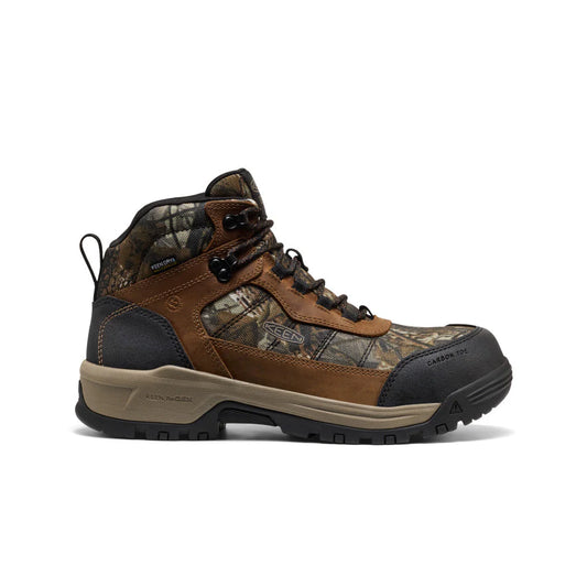 KEEN Men's Skokie Waterproof Work Boot Camo Carbon Fibre Toe EH 1031453