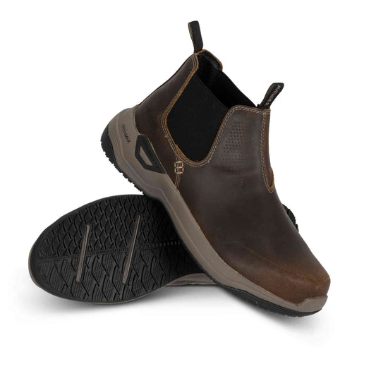 Avenger Mens Foreman Max Romeo Brown Comp. Toe EH A9004