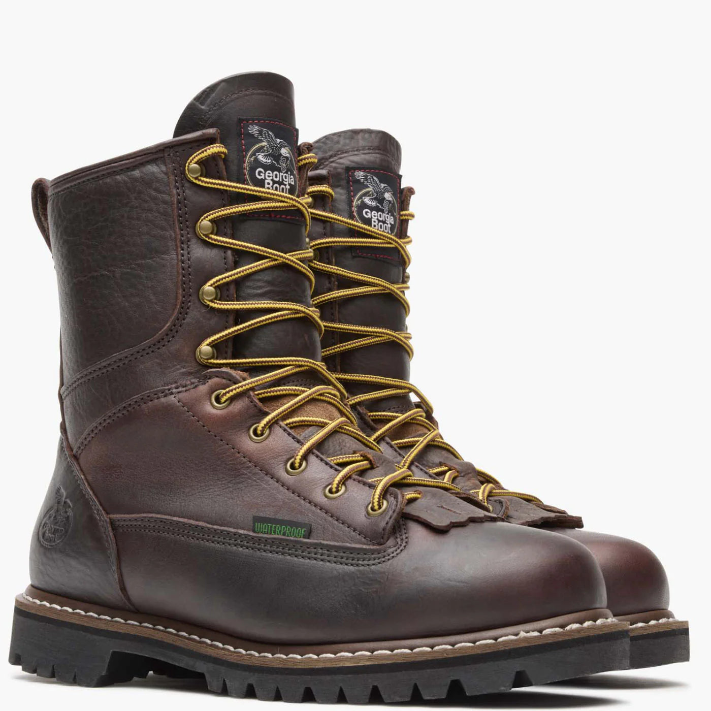 Georgia Men's Low Heel Logger Steel Toe Waterproof EH G103