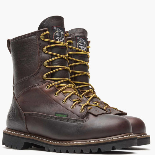 Georgia Men's Low Heel Logger Steel Toe Waterproof EH G103