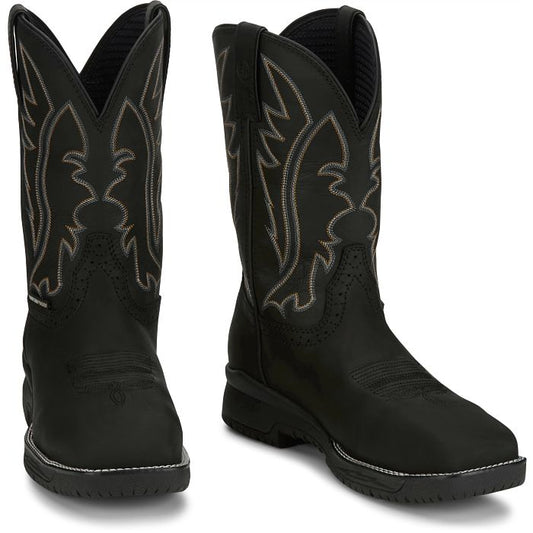 Justin Men's Nitread Black Composite Toe Waterproof EH CR3208