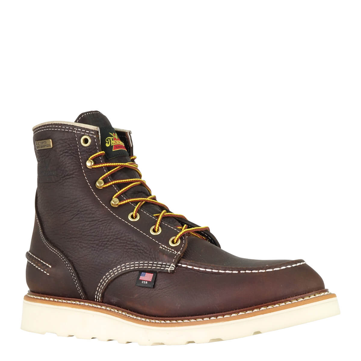 Thorogood 6" Moc Toe Wedge Sole Waterproof Steel Toe 804-3600