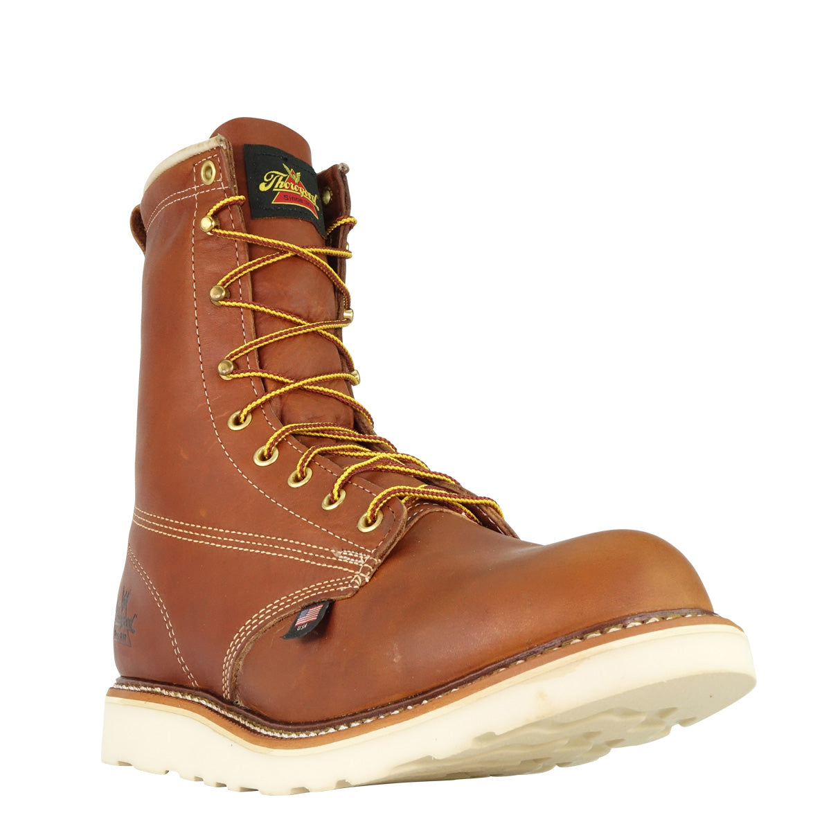 Thorogood 8" Plain Toe Tobacco Steel Toe 804-4364