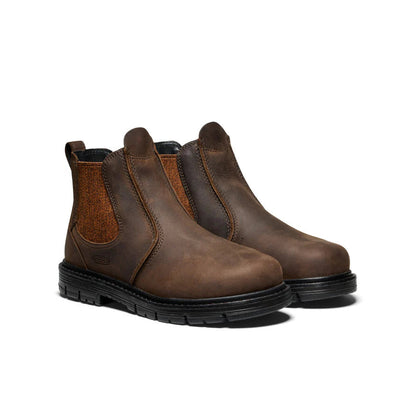 KEEN Women's San Jose Pull-On 90° Brown Alloy Toe EH  1030649