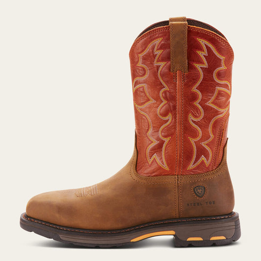 Ariat Workhog Red Dark Earth Steel Toe 10006961