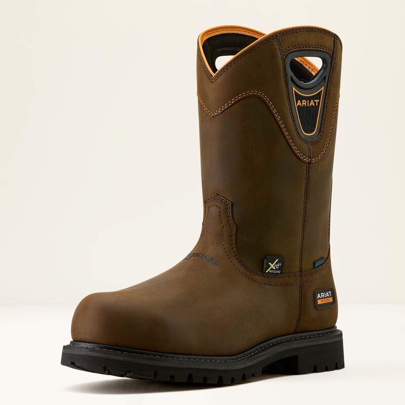 Ariat Longview Shock Shield Pull On Metguard Waterproof Comp Toe 10063852