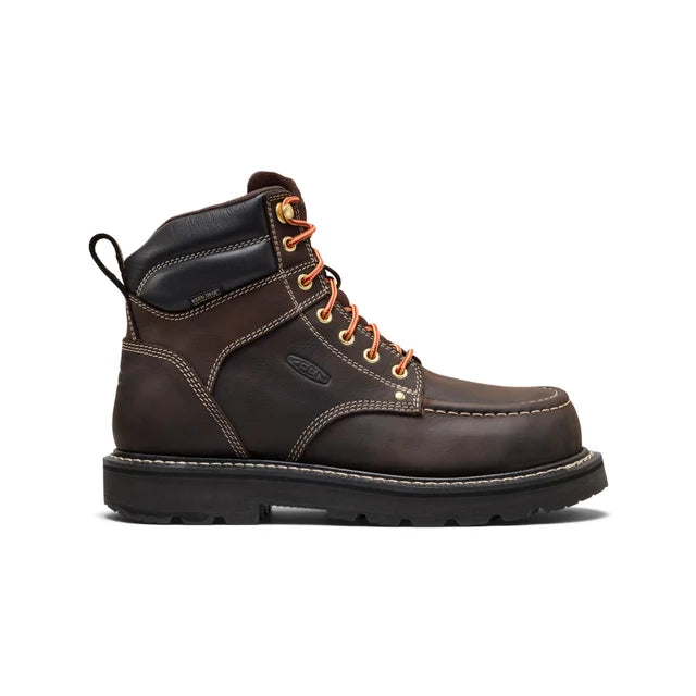 KEEN Men's Cincinnati 90 Degree Dark Brown 6" Carbon Toe EH 1032622