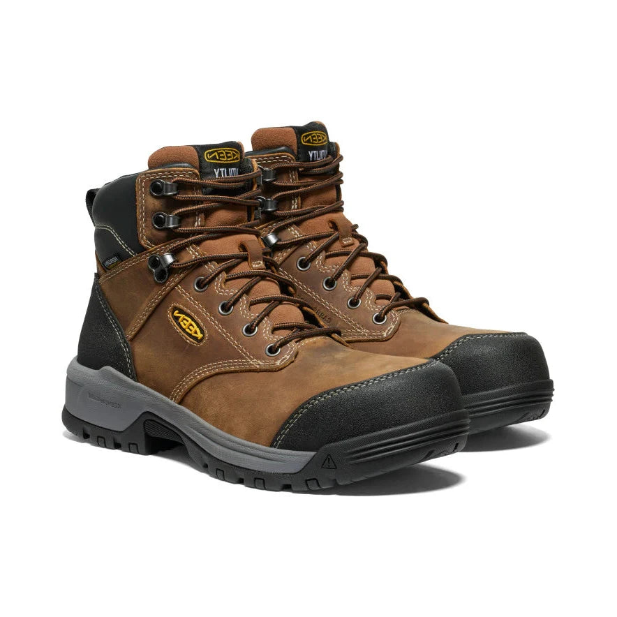 KEEN Men's Evanston Brown Carbon Fibre Toe Waterproof EH 1029149