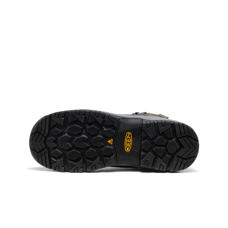 KEEN Men's Skokie Waterproof Work Boot Grey Carbon Fibre Toe EH 1031217