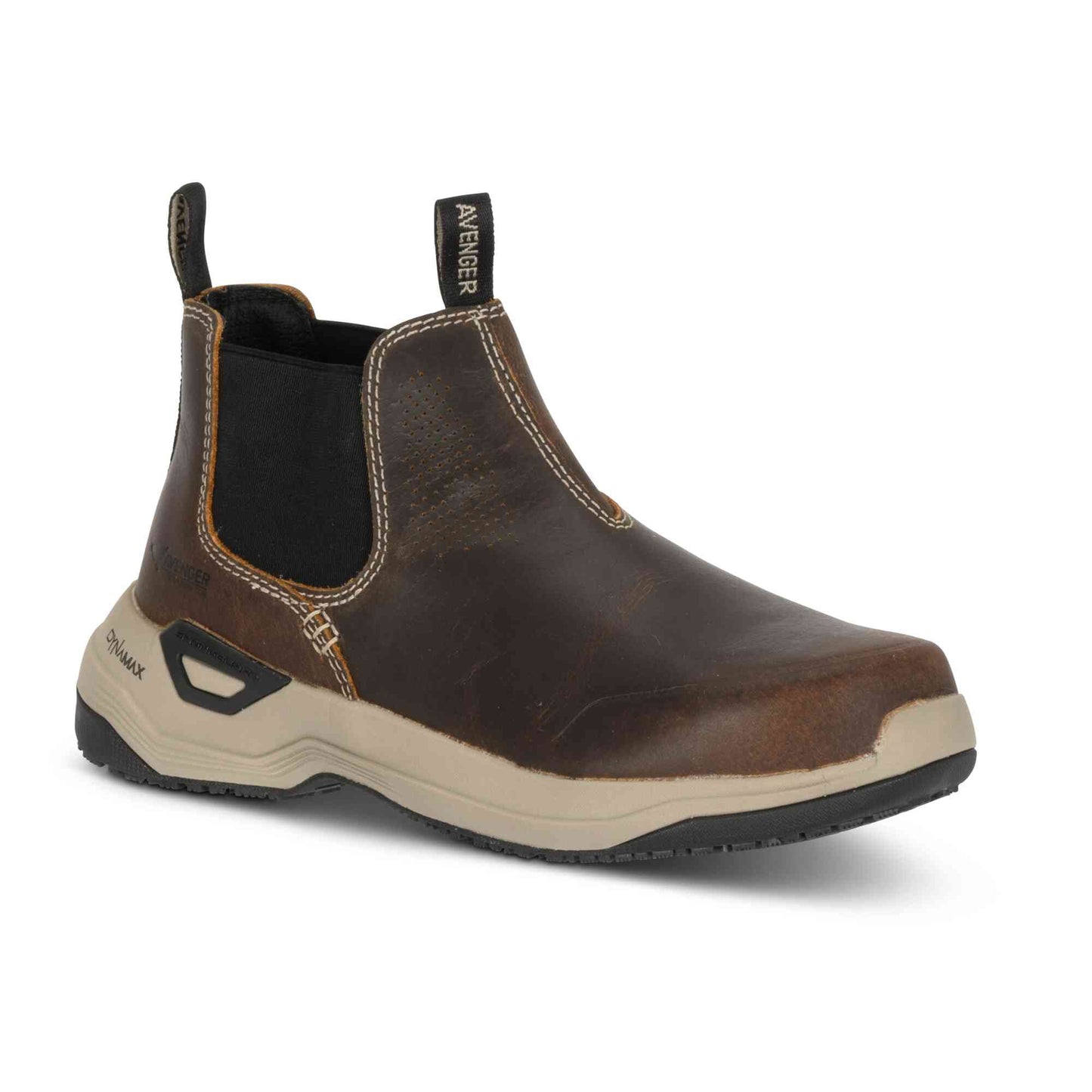 Avenger Womens Foreman Max Romeo Brown Comp. Toe EH A9104