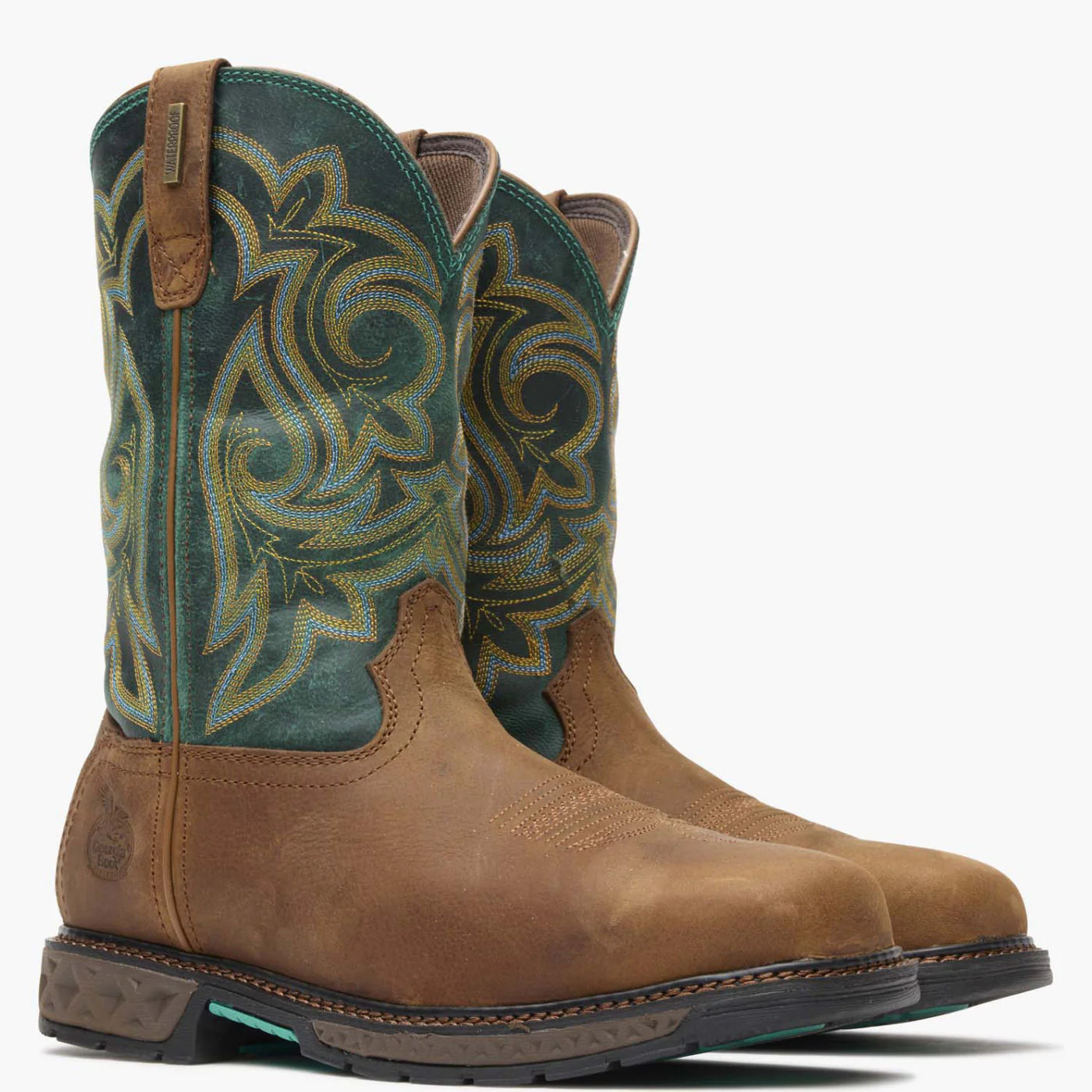 Women's Georgia Boot Pull On Steel Toe Waterproof EH GB00386