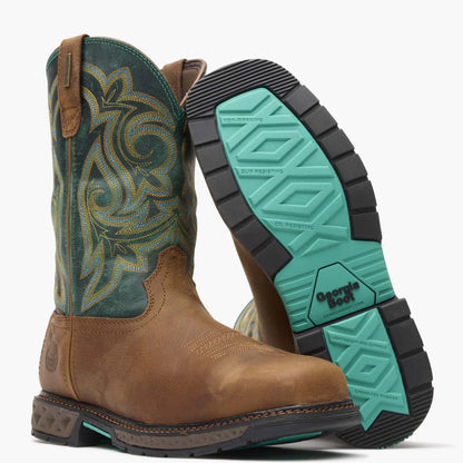 Women's Georgia Boot Pull On Steel Toe Waterproof EH GB00386