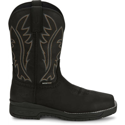 Justin Men's Nitread Black Composite Toe Waterproof EH CR3208