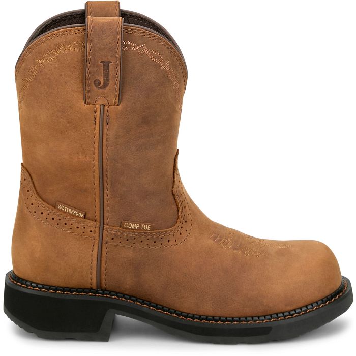 Justin Women's Darby Comp Toe Waterproof EH GY9949