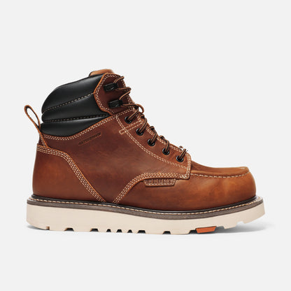Brunt Men's Marin Welted Tobacco 6" Comp Toe Waterproof EH BRF50001-010